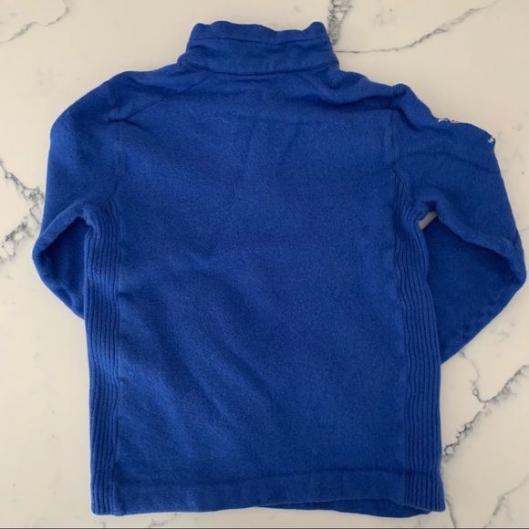 Polo by Ralph Lauren Opened with 5 Buttons Straight Collar trimmed Sweater Shirt - Picture 2 of 10